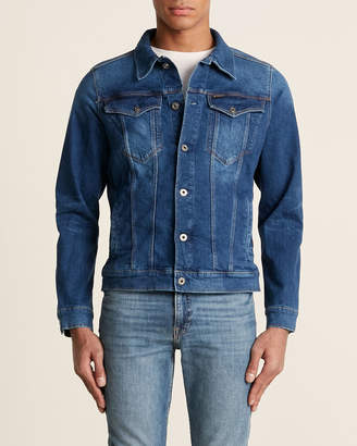 Stone Wash Denim Jacket Men - ShopStyle