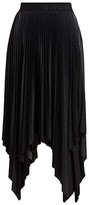 Thumbnail for your product : Givenchy Asymmetric Pleated Faux-Leather Skirt