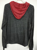Thumbnail for your product : Forever 21 Men's knit pullover w/hoodie Sz S charcoal / rust, triblended fabric