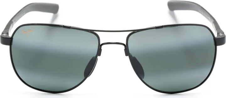 Maui Jim Guardrails double-gradient lenses pilot-frame sunglasses