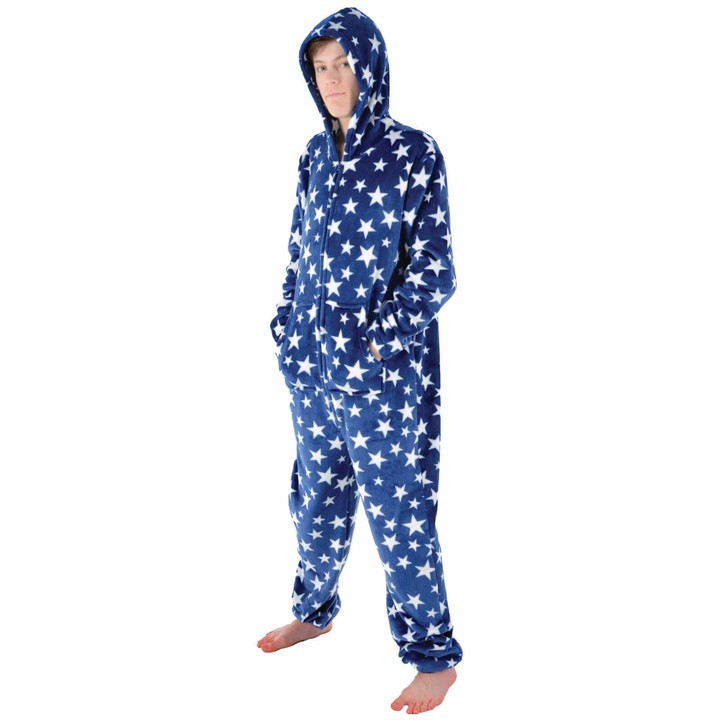 mens hooded pyjamas