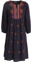 Antik Batik Sharlen Embroidered Cotton-Gauze Dress