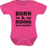 Thumbnail for your product : TeeStars - Born To Go Riding With Mommy Gift for Horse Lovers Cute Baby Onesie 6M