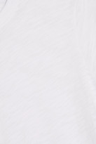 Thumbnail for your product : ATM Anthony Thomas Melillo Schoolboy Slub Cotton-jersey T-shirt - White