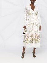 Thumbnail for your product : Giambattista Valli Floral-Embroidered Ruffled Dress