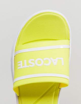 Lacoste L.30 Sliders 118 2 In Yellow