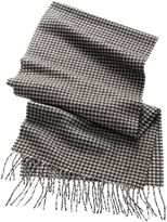 Thumbnail for your product : Jos. A. Bank Cashmere Scarf- Black/Camel/White Houndstooth