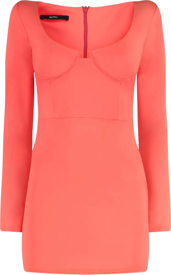 Alex Perry Long-Sleeve Mini Dress
