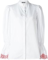 Alexander McQueen exaggerated sleeve blouse