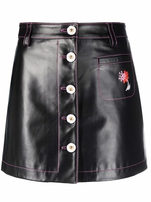 Leather Mini Skirt Xs | Shop the world's largest collection of fashion 