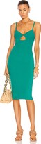 Thumbnail for your product : Fleur Du Mal Geo Knit Dress in Green