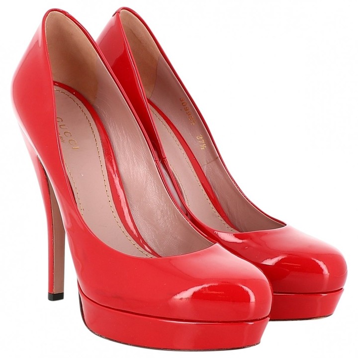 gucci red heels