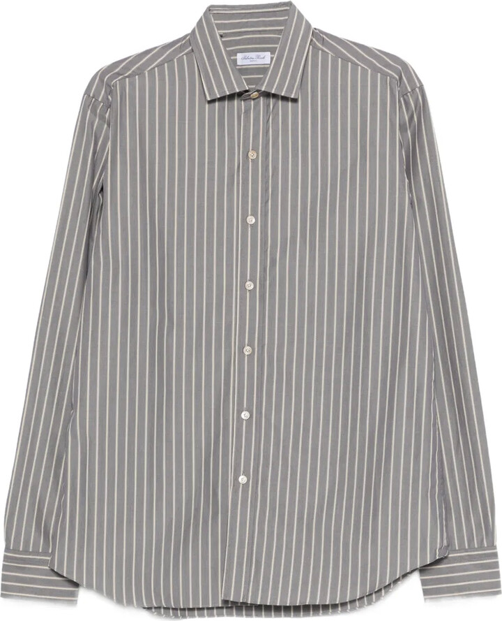 Salvatore Piccolo Double-Stripe Classic Shirt