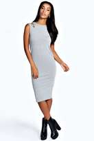 Thumbnail for your product : boohoo Katie Cut Out Shoulder Midi Dress