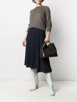 Thumbnail for your product : Aspesi Drape-Detail Midi Skirt