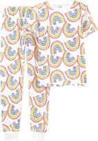 Thumbnail for your product : Carter's Adult Rainbow Snug Fit Top and Pant Pajama, 2 Piece Set