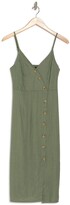 Thumbnail for your product : Papillon Asymmetrical Button Front Sleeveless Dress