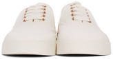 Thumbnail for your product : MAISON KITSUNÉ White Laced Sneakers