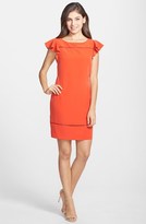 Thumbnail for your product : Jessica Simpson Flutter Sleeve Woven Shift Dress
