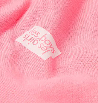 Les Girls Les Boys - Loopback Cotton-Jersey Hoodie - Men - Pink