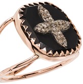 Thumbnail for your product : Pascale Monvoisin 9kt rose gold Bowie N°2 diamond cross ring