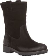 Thumbnail for your product : Barneys New York Shearling-Lined Moto Boots-Black