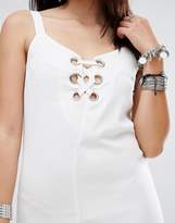 Thumbnail for your product : Glamorous Midi Cami Dress With Eyelet Detail