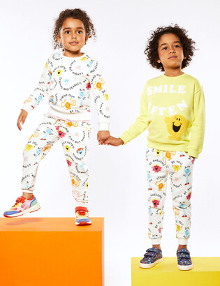 Marks and Spencer Cotton Mr Men & Little Miss Joggers (2-7 Yrs)
