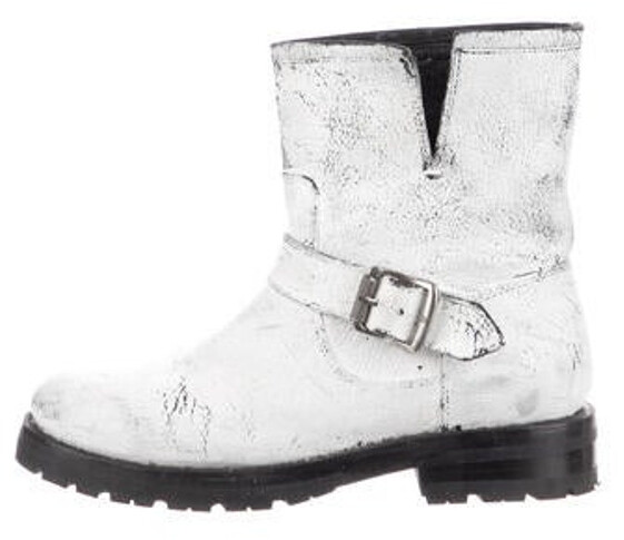 white frye boots
