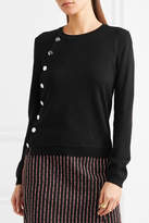 Thumbnail for your product : Altuzarra Minamoto Embellished Merino Wool Sweater - Black