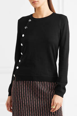 Altuzarra Minamoto Embellished Merino Wool Sweater - Black