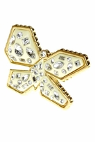 Thumbnail for your product : Belle Noel by Kim Kardashian 14KT Gold Ivory Resin and Pave Butterfly Ring