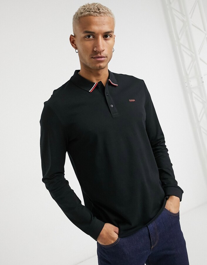 Hugo Boss Long Sleeve Polo Shirts | Shop the world's largest collection of  fashion | ShopStyle