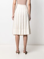 Thumbnail for your product : Jacquemus Pleated Linen Skirt