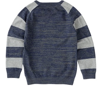 Sovereign Code Huffs Striped Sleeve Sweater (Little Boys)