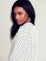 Thumbnail for your product : Free People Printed Ruffle Hem Buttondown