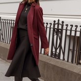 Thumbnail for your product : Allora Wool Cashmere Tailored Coat - Bordeaux