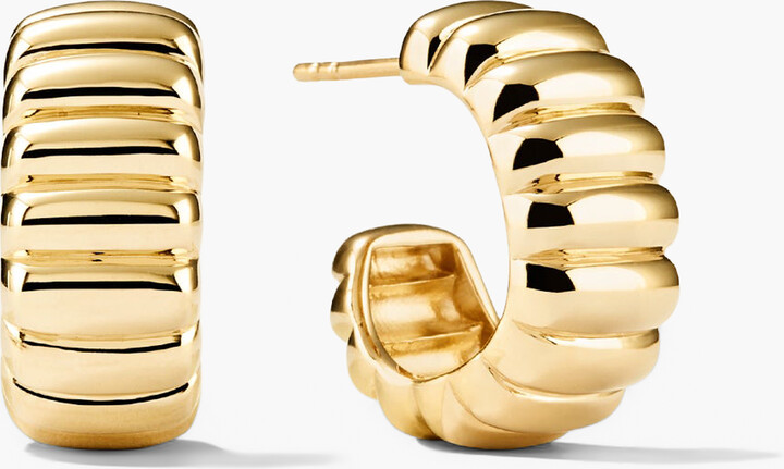 Mejuri Bold Fluted Hoops