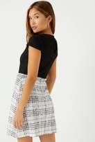 Thumbnail for your product : Next Lipsy Check 2 in 1 A line Mini Dress - 10