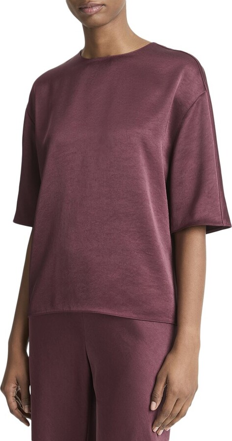Fluid Satin Blouse