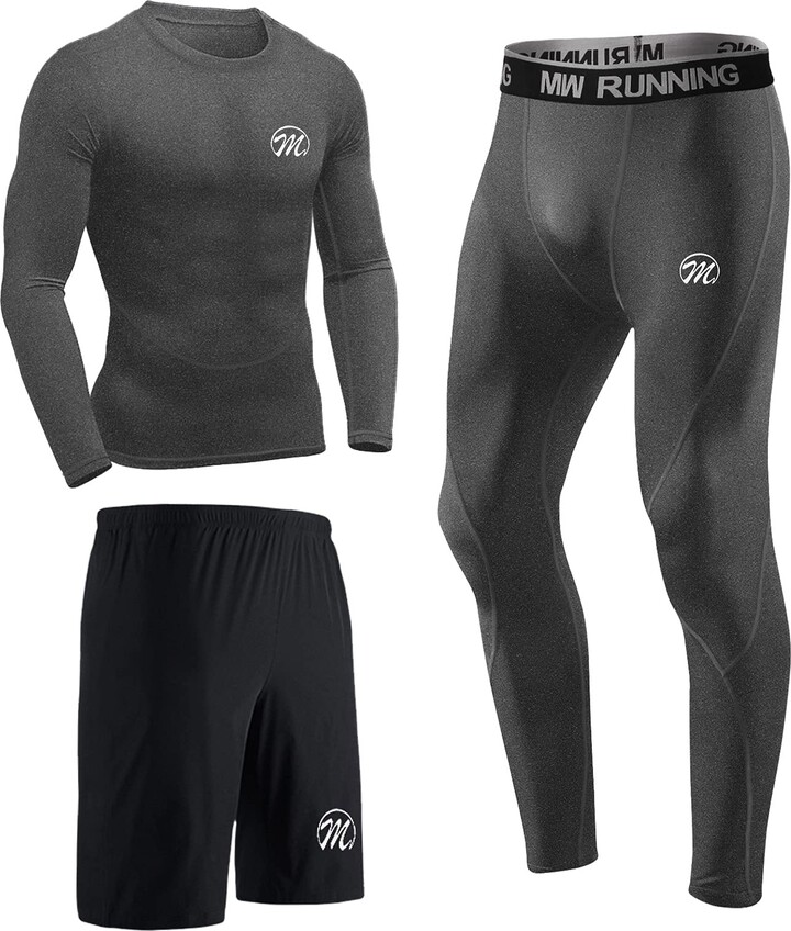 meeteu Men's Compression Underwear Set ShopStyle Activewear Shirts