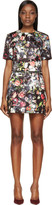 Thumbnail for your product : McQ Black Festival Floral Print Zip-Off Dress
