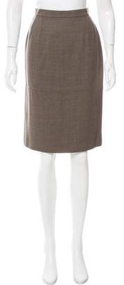 Chanel Wool Knee-Length Skirt