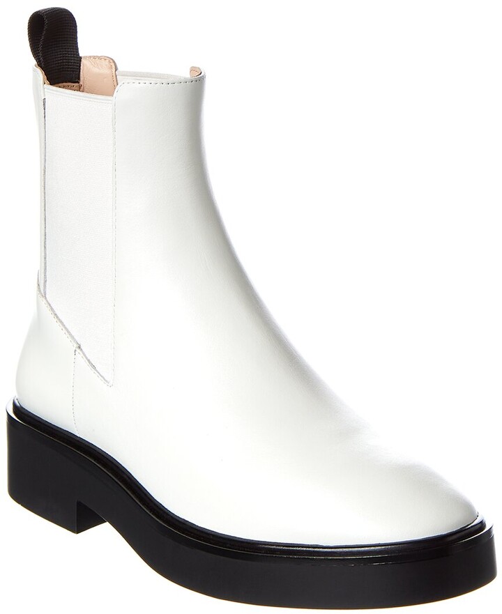 stuart weitzman white bootie