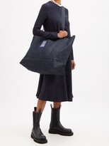Thumbnail for your product : Raf Simons Logo-patch Denim Tote Bag - Navy