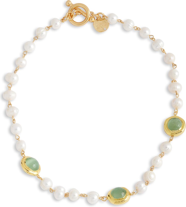 Karine Sultan Crystal Station Cultured Pearl Necklace