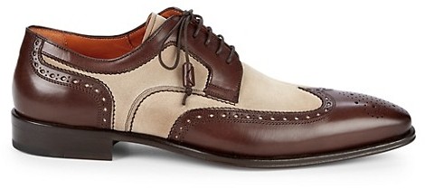 mezlan suede loafers