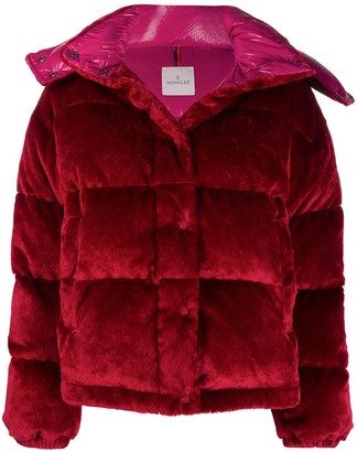 red moncler coat womens