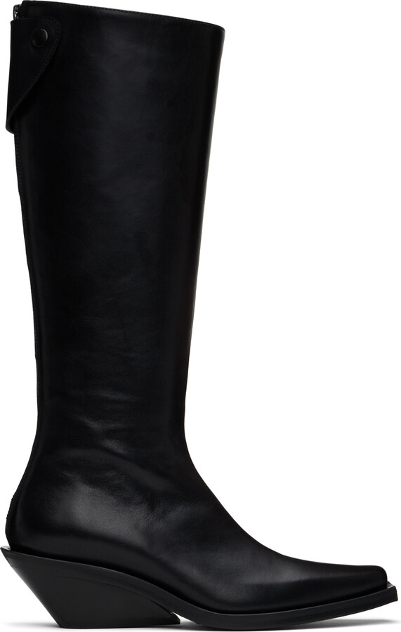 Ann Demeulemeester Florentine Ankle Boots Black - Leather