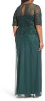 Thumbnail for your product : Adrianna Papell Beaded Illusion Gown